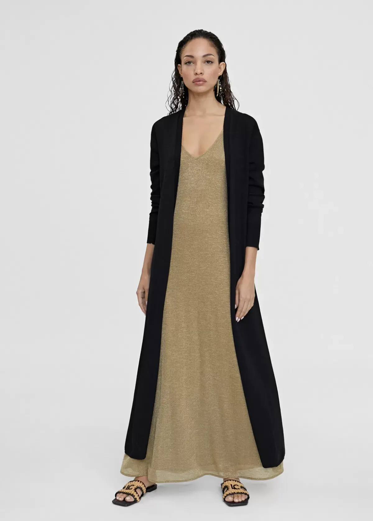 Discount Cardigan largo de punto Chaquetas Y Gabardinas|Punto