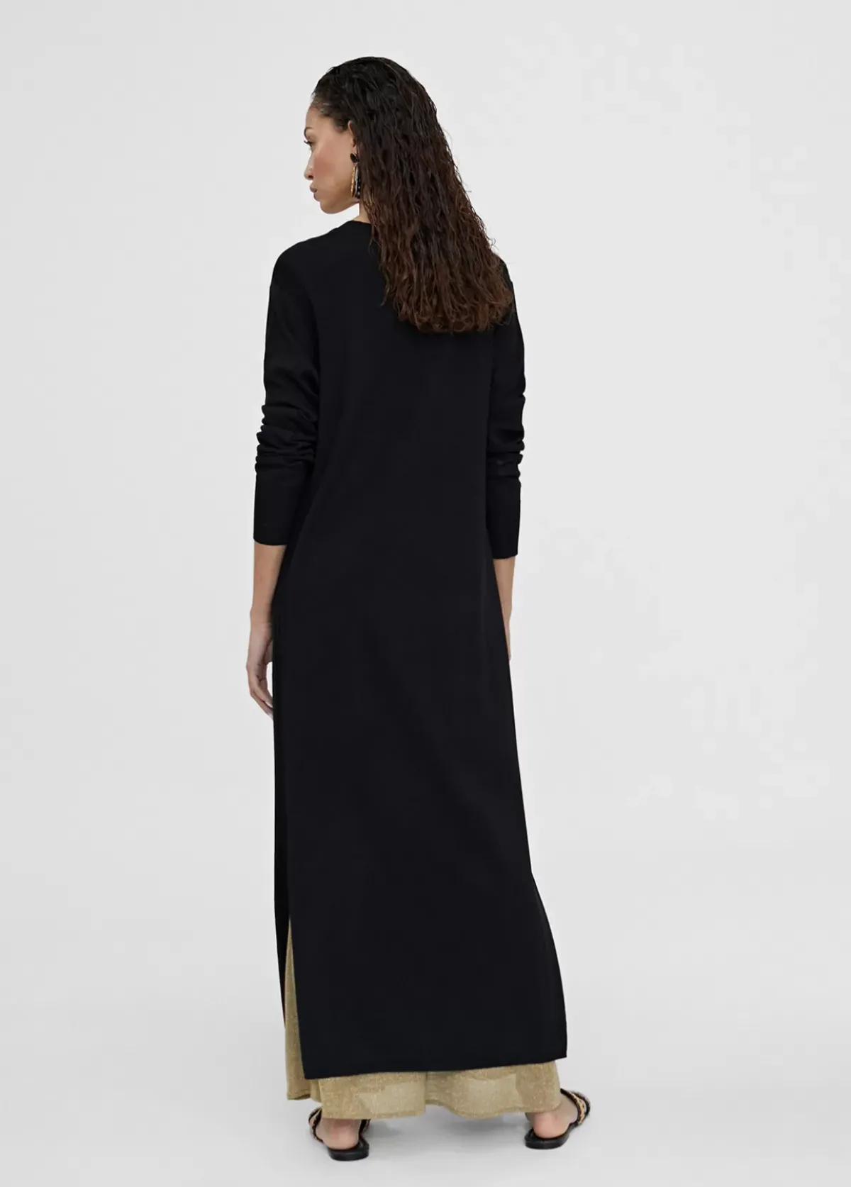 Discount Cardigan largo de punto Chaquetas Y Gabardinas|Punto