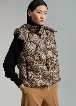 Online Chaleco acolchado animal print Animal Print|Chalecos