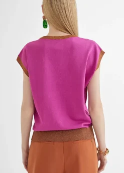 Sale Chaleco punto multicolor Camisetas Y Tops|Punto