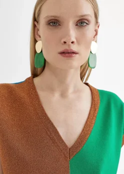 Online Chaleco punto multicolor Camisetas Y Tops|Punto