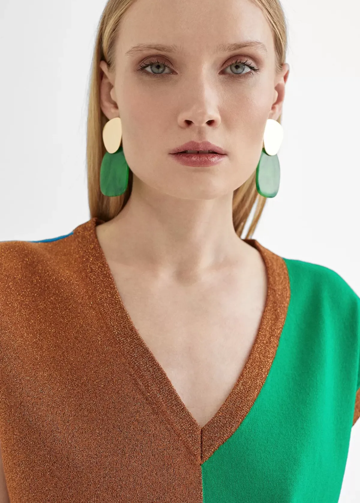 Online Chaleco punto multicolor Camisetas Y Tops|Punto