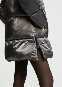 Hot chaqueta acolchada metalizada Abrigos Y Cazadoras