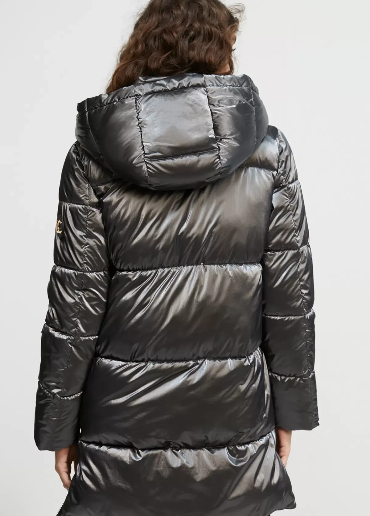 Hot chaqueta acolchada metalizada Abrigos Y Cazadoras