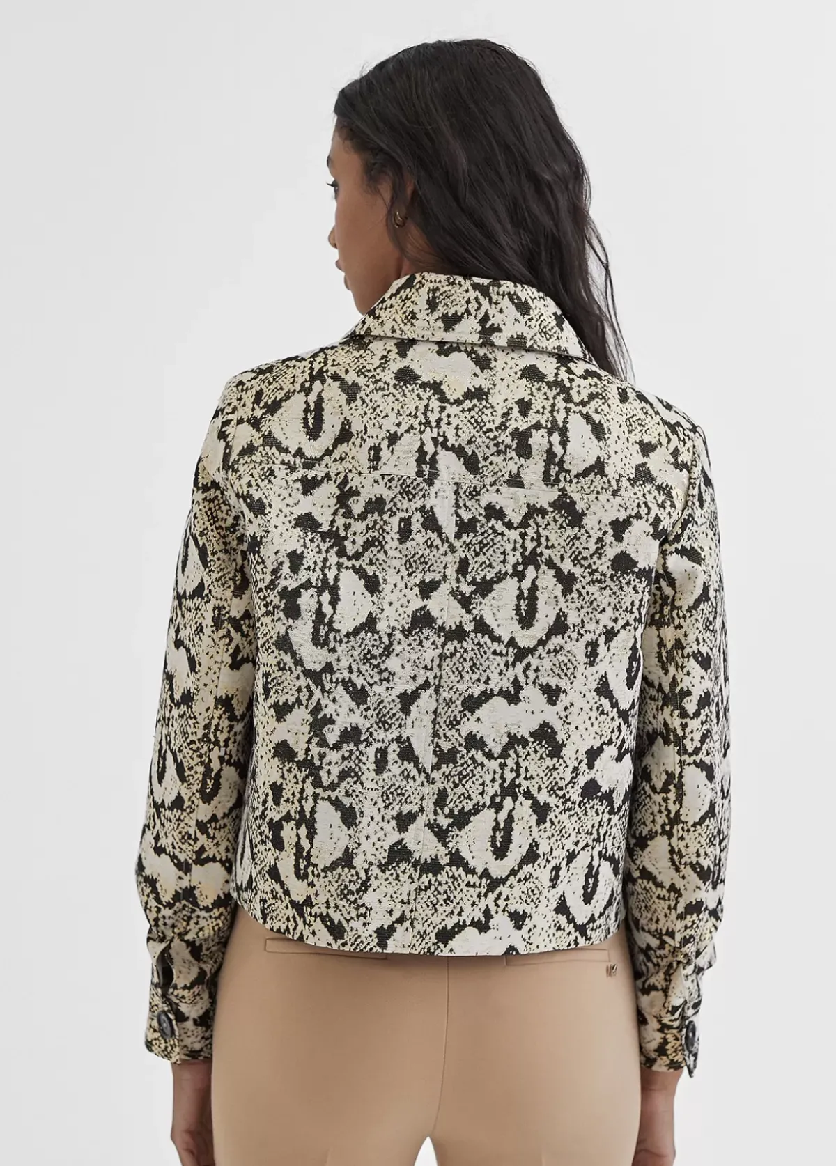 Online Chaqueta corta animal print Chaquetas Y Gabardinas|Americanas Y Blazers