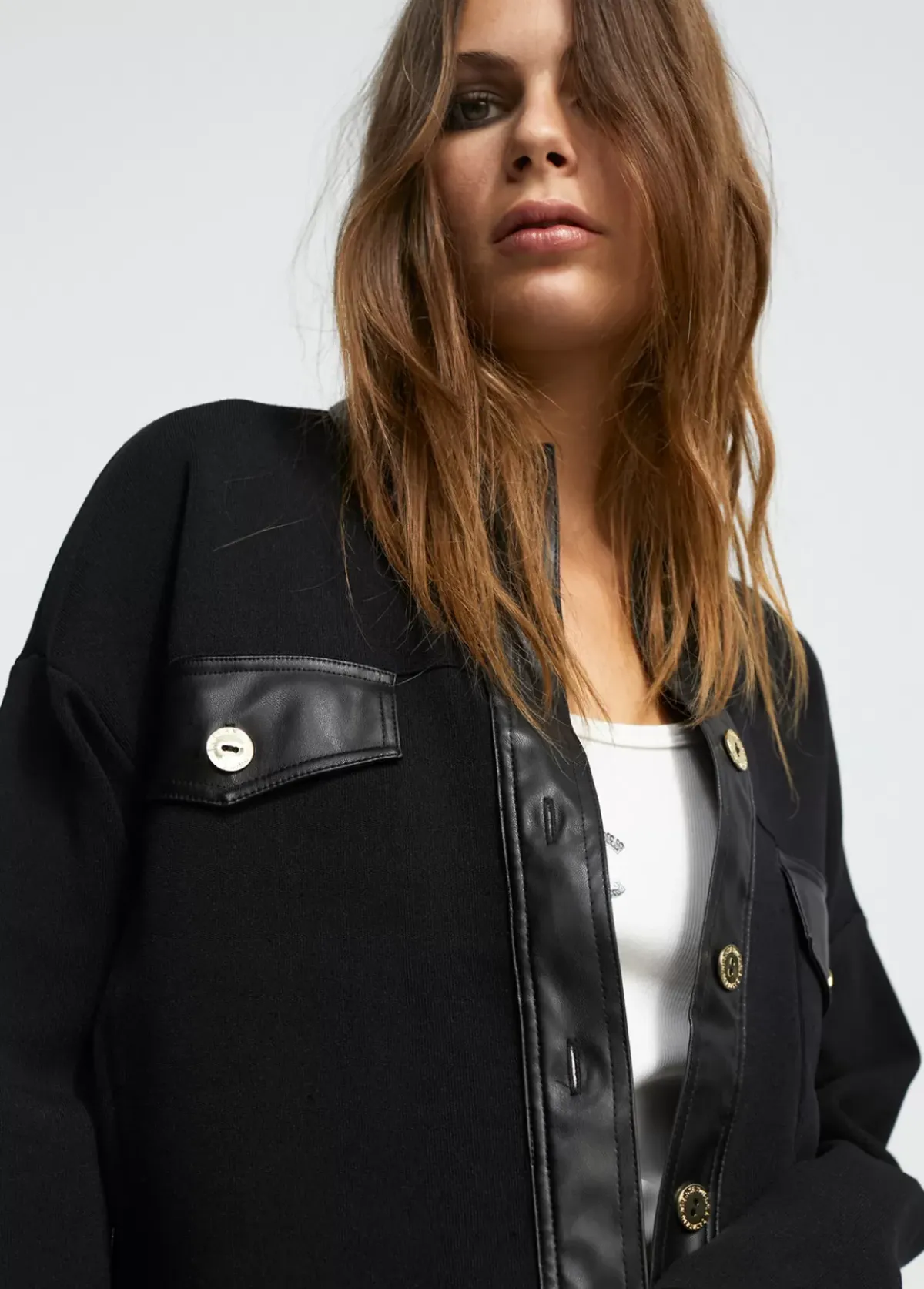 New Chaqueta corta de punto Chaquetas Y Gabardinas