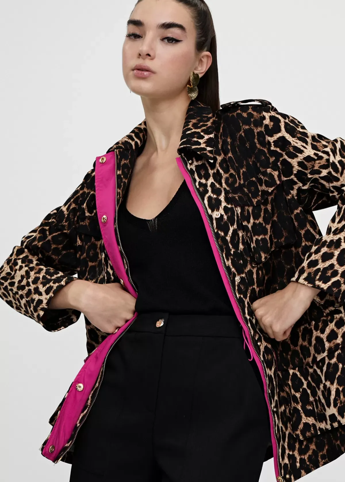 Clearance Chaqueta en print animal Chaquetas Y Gabardinas