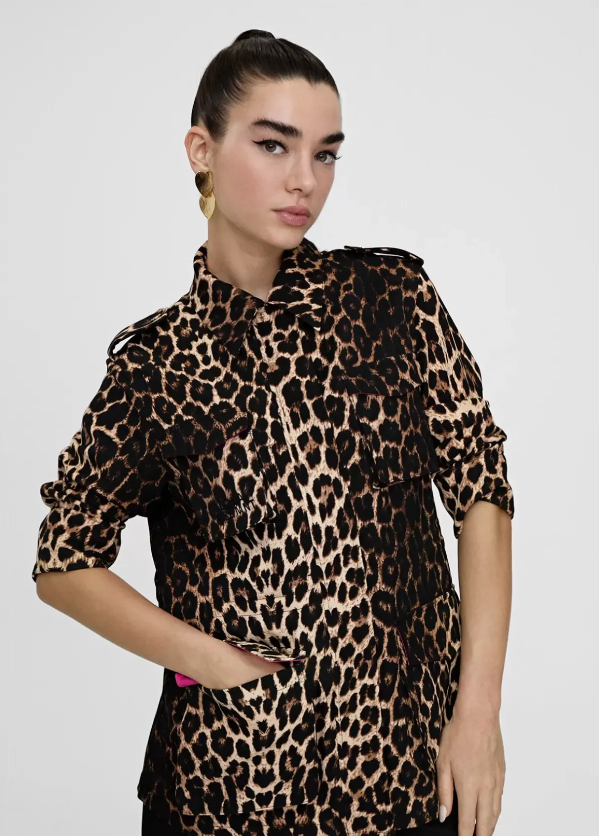 Clearance Chaqueta en print animal Chaquetas Y Gabardinas