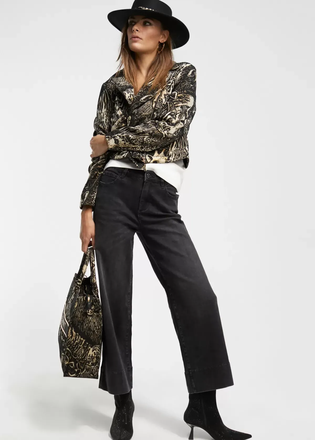 Best Chaqueta Jacquard animal Animal Print|Abrigos Y Cazadoras