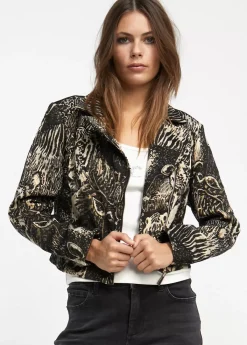 Best Chaqueta Jacquard animal Animal Print|Abrigos Y Cazadoras