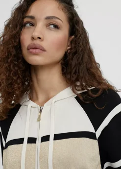 Best Chaqueta rayas con capucha Punto|Chaquetas Y Gabardinas