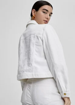 Discount Chaqueta tejana blanca Chaquetas Y Gabardinas|Abrigos Y Cazadoras