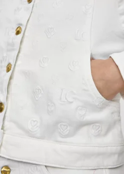 Discount Chaqueta tejana blanca Chaquetas Y Gabardinas|Abrigos Y Cazadoras