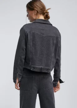 Online Chaqueta tejana strass Abrigos Y Cazadoras