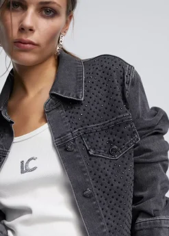 Online Chaqueta tejana strass Abrigos Y Cazadoras