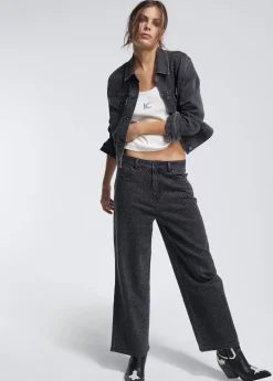 Online Chaqueta tejana strass Abrigos Y Cazadoras