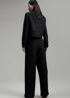 Best Chaqueta tweed cropped Chaquetas Y Gabardinas|Americanas Y Blazers