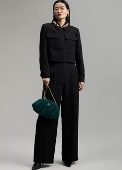 Best Chaqueta tweed cropped Chaquetas Y Gabardinas|Americanas Y Blazers