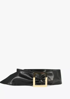 New Cinturón ancho con maxi hebilla Accesorios