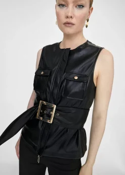 New Cinturón ancho con maxi hebilla Accesorios