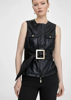 New Cinturón ancho con maxi hebilla Accesorios