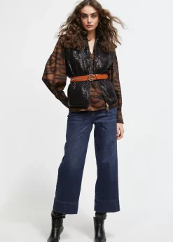 Clearance Cinturón cadena dorada Cinturones