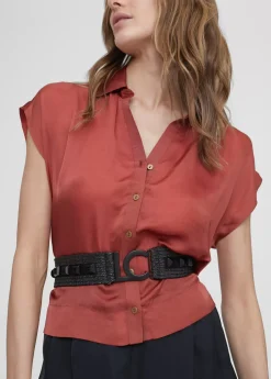 Outlet Cinturón efecto ráfia Accesorios