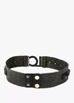 Outlet Cinturón efecto ráfia Accesorios