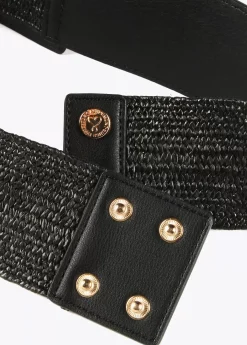 Best Cinturón elástico efecto ráfia Accesorios