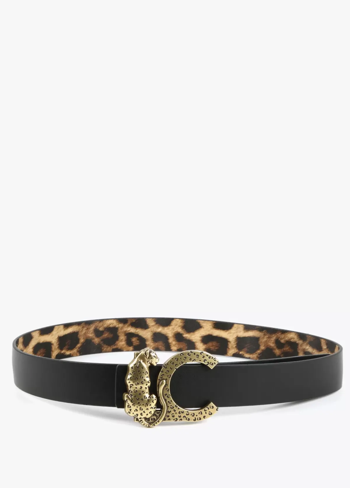 Clearance Cinturón reversible animal print Animal Print|Cinturones