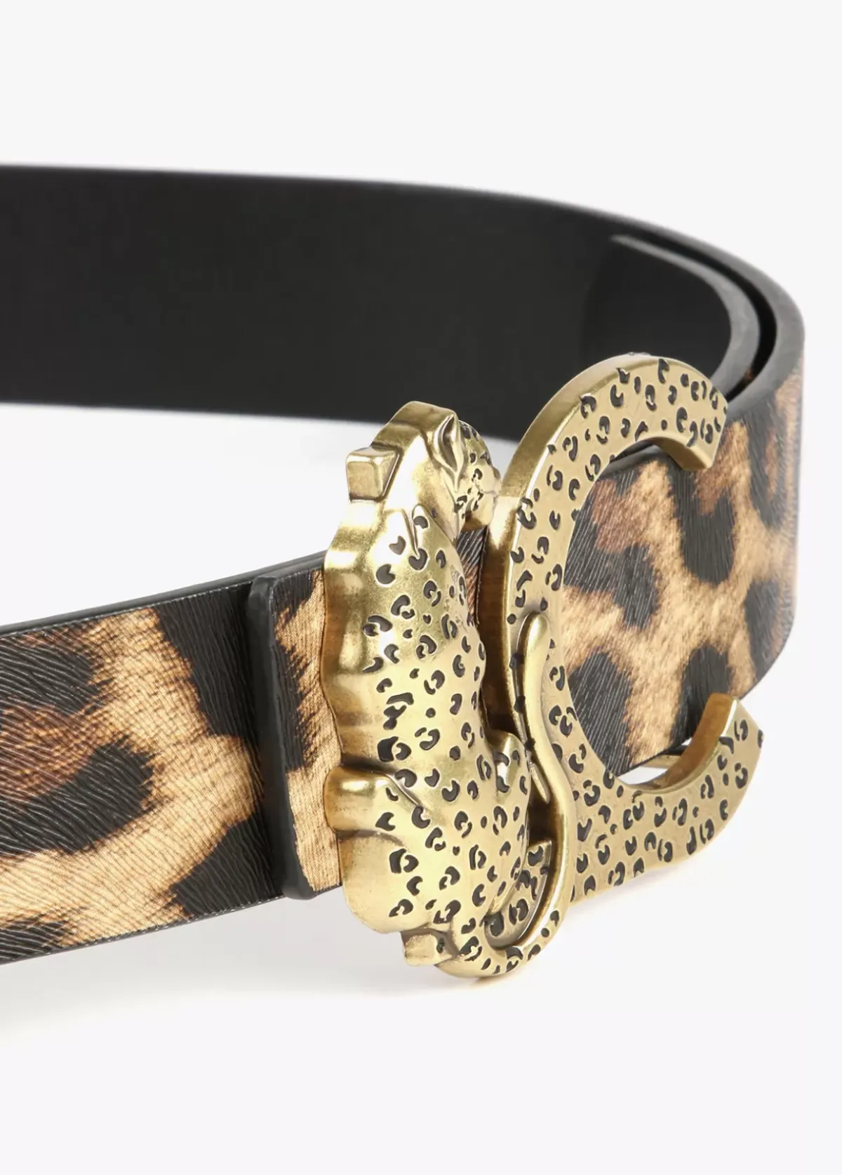 Clearance Cinturón reversible animal print Animal Print|Cinturones