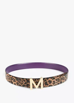 Best Cinturón reversible hebilla dorada Accesorios