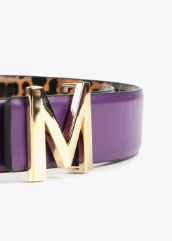 Best Cinturón reversible hebilla dorada Accesorios