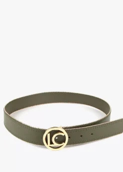 Discount Cinturón ribete dorado Cinturones