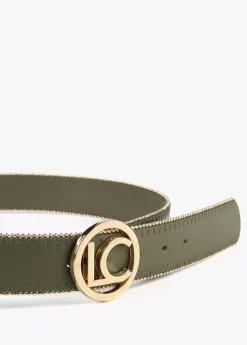 Discount Cinturón ribete dorado Cinturones