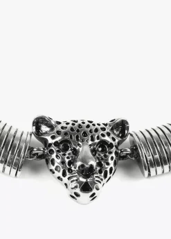 Discount Collar cabeza leopardo Bisuteria