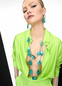 Discount Collar con cadena doble Bisuteria