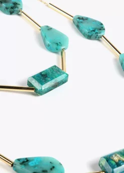 Discount Collar con cadena doble Bisuteria