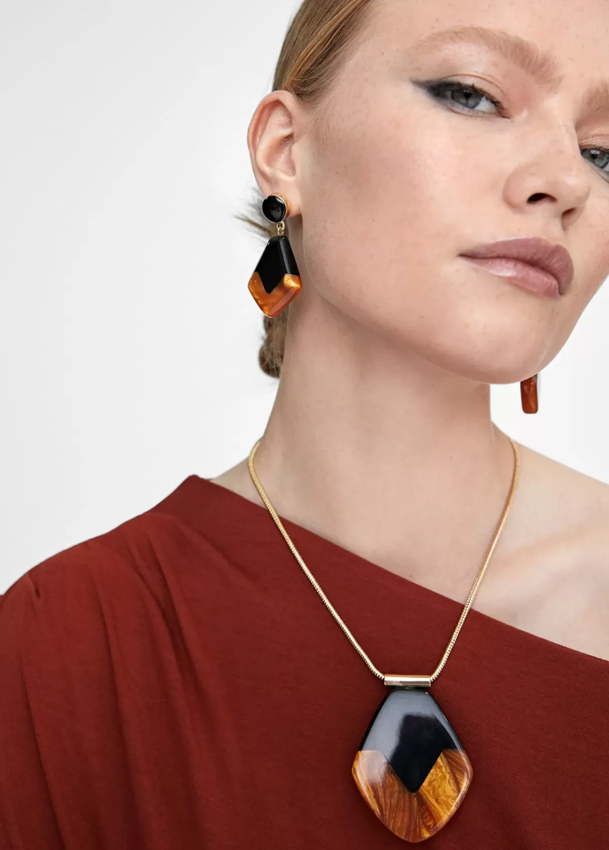 Outlet Collar con colgante étnico Bisuteria