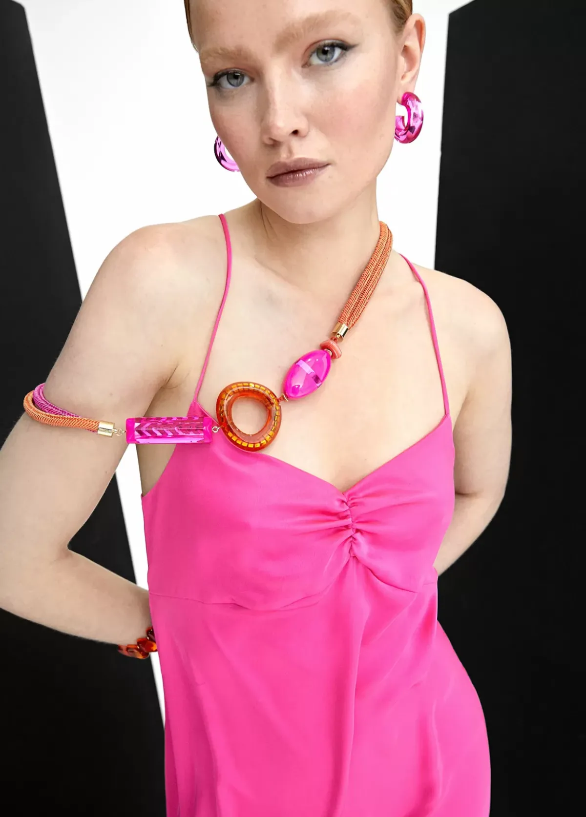 Discount Collar cordón y abalorios Bisuteria