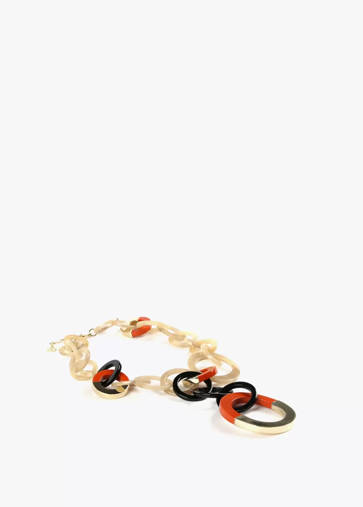 Clearance Collar de aros bicolor Bisuteria