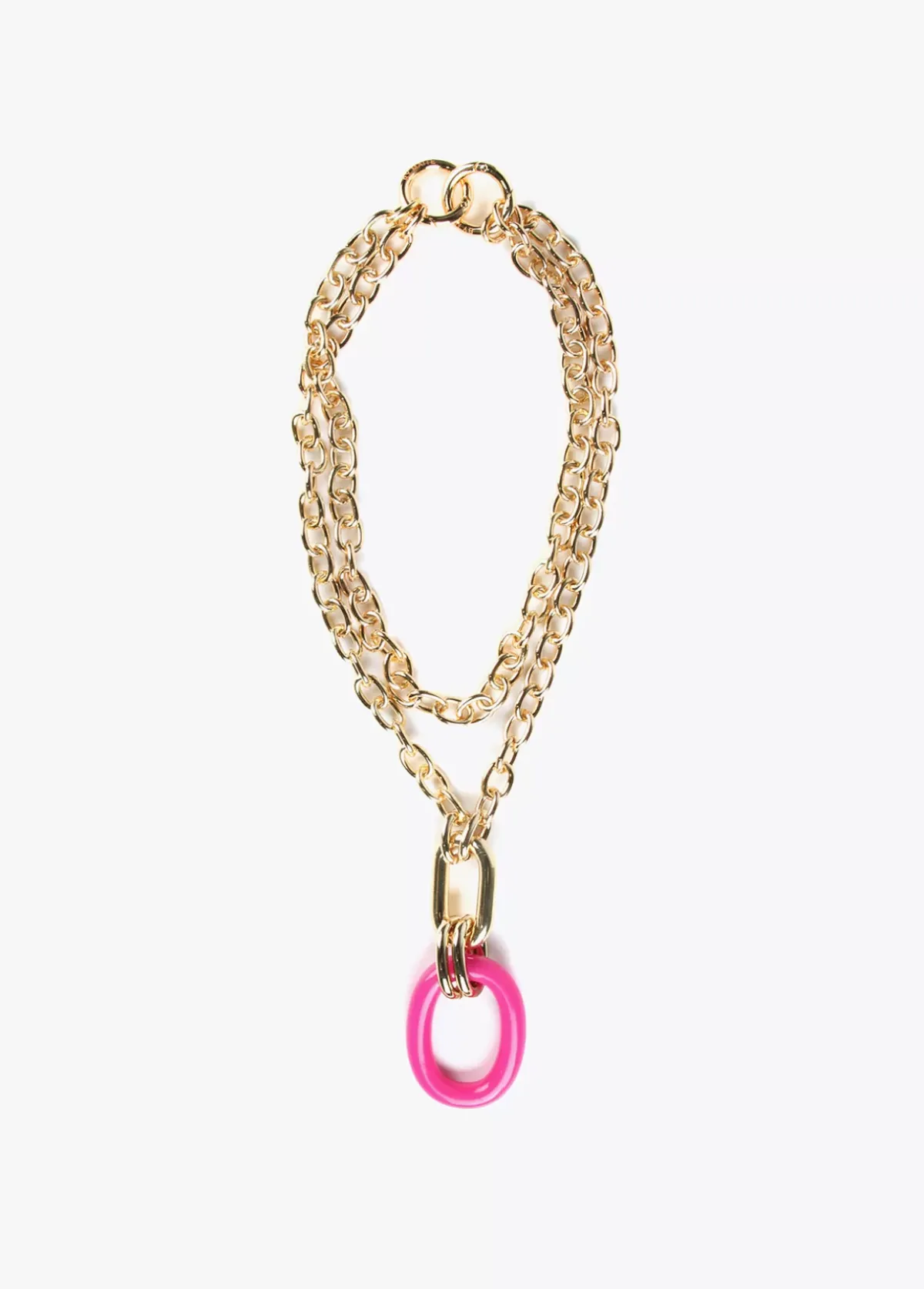 Outlet Collar doble cadena y colgante Bisuteria