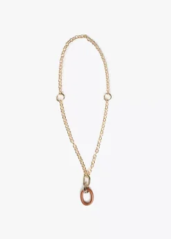 Hot Collar doble cadena y colgante Bisuteria