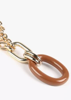 Hot Collar doble cadena y colgante Bisuteria