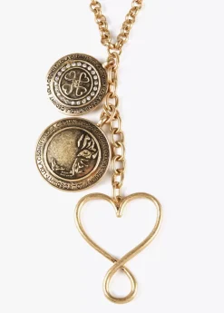 Hot Collar doble con colgantes Collares