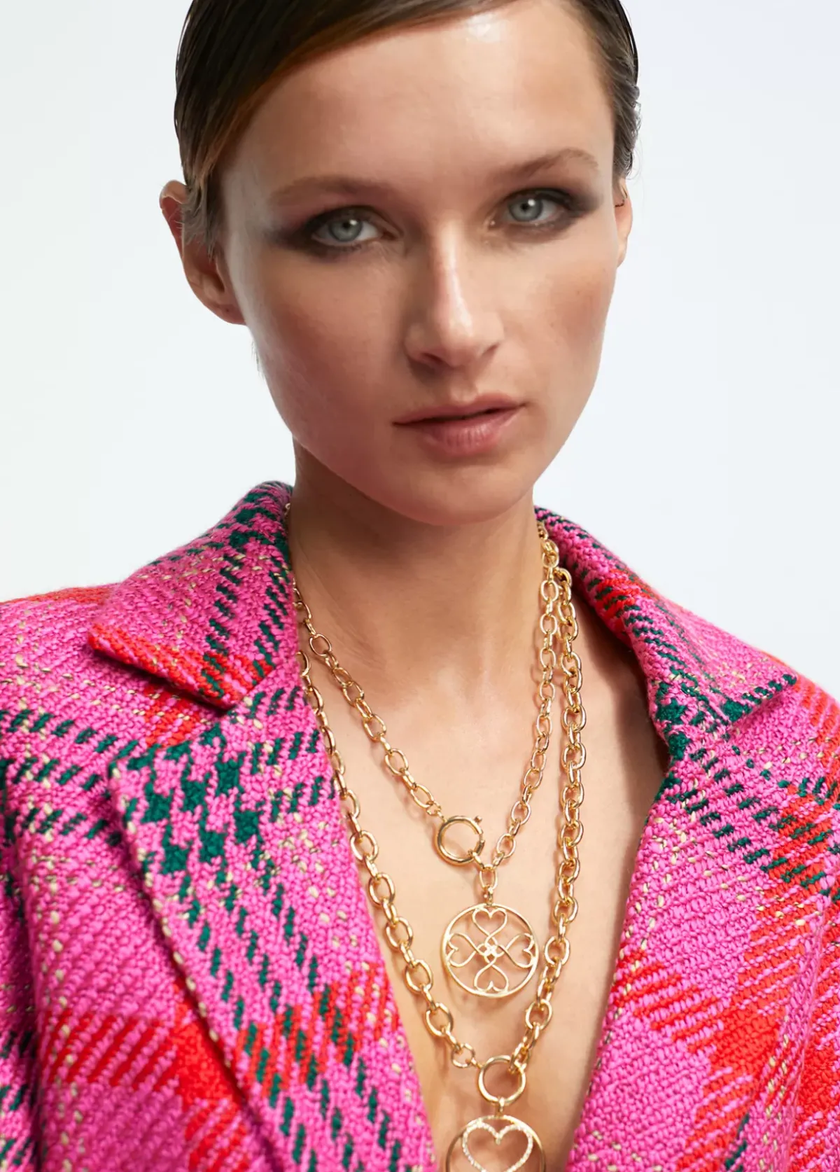 Discount Collar doble medalla Collares