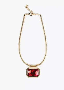 Hot Collar dorado con colgante Bisuteria