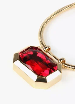 Hot Collar dorado con colgante Bisuteria