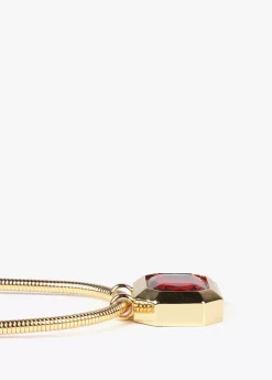 Hot Collar dorado con colgante Bisuteria