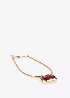 Hot Collar dorado con colgante Bisuteria